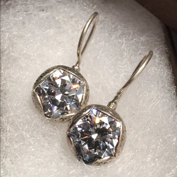 Silpada W2393 Cinema Star Cubic Zirconia Earrings - Picture 2 of 15